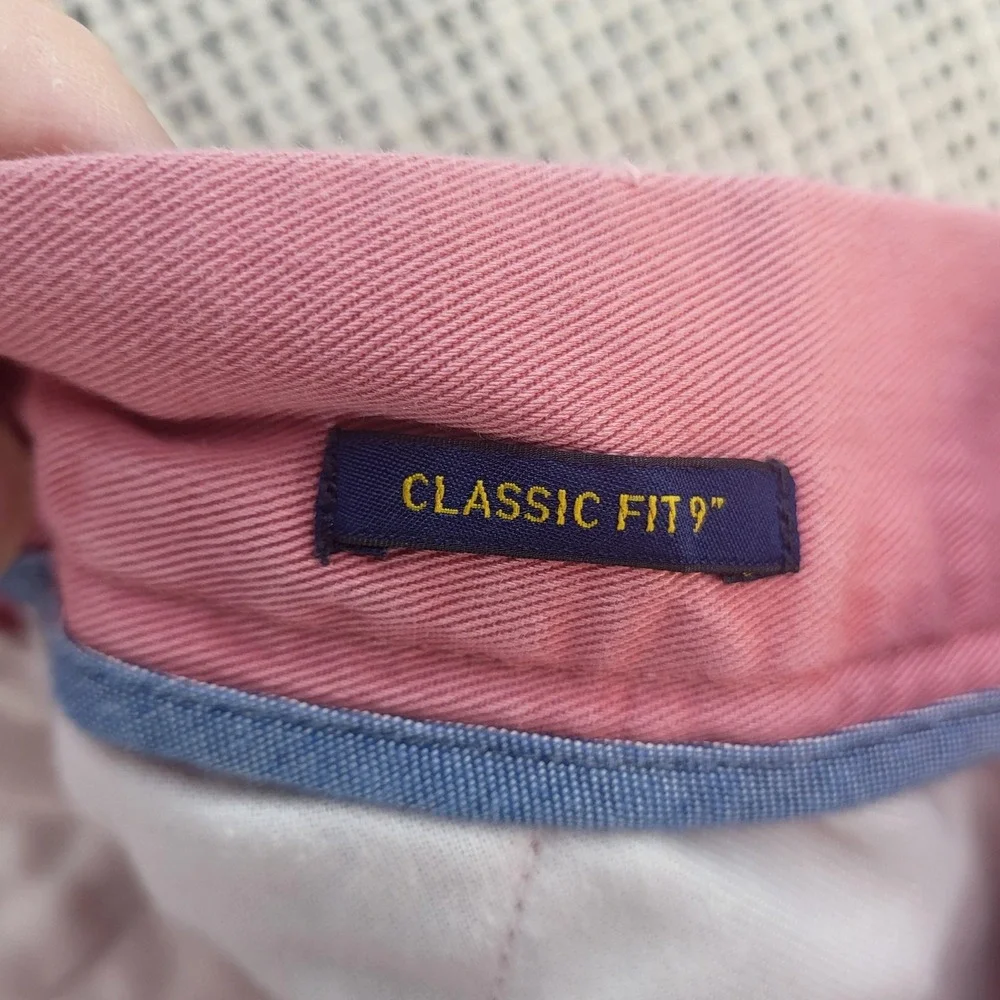 Polo Ralph Lauren Shorts Mens 35 Pink Classic Fit 9‎ Inch Chino Cotton Casual